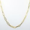 Picture of 14k Yellow Gold Paperclip Chain Necklace