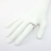 Picture of 14k White Gold & Round Brilliant Cut Diamond Bridal Ring Set with Woven Bands