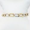 Picture of 14k Two-Tone Gold Curb Chain Bracelet 