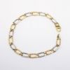 Picture of 14k Two-Tone Gold Curb Chain Bracelet 