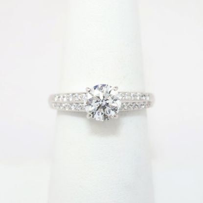 Picture of 14k White Gold & GIA Certified Diamond Solitaire Ring