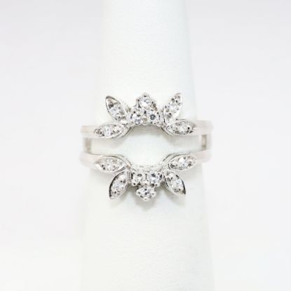 Picture of 14k White Gold & Diamond Ring Enhancer