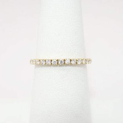 Picture of 14k Yellow Gold & Diamond Flexible Wedding Band