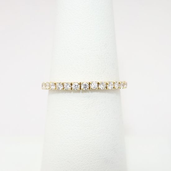 Picture of 14k Yellow Gold & Diamond Flexible Wedding Band