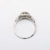 Picture of Antique Art Deco Era 14k White Gold Filigree & Diamond Engagement Ring