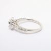 Picture of 14k White Gold & Old European Cut Diamond Halo Engagement Ring