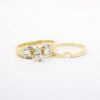 Picture of 14k Yellow Gold & Marquise Cut Diamond Bridal Ring Set with Diamond Baguette Accents