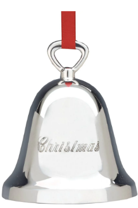 Picture of Reed & Barton Ringing in the Season 'Christmas' Bell Silver Plated Ornament