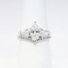 Picture of 14k White Gold & Platinum GIA Certified Marquise Cut Diamond Solitaire Ring with Custom Ring Enhancer