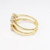 Picture of 14k Yellow Gold & Baguette Cut Diamonds Insert Ring Enhancer