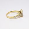 Picture of 18k Yellow Gold & Square Cut Diamond Engagement Ring with Halo 