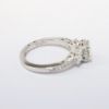 Picture of Platinum & Round Brilliant Cut Diamond Engagement Ring with Halo Mounting