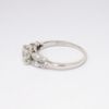 Picture of Vintage 18k White Gold & Round Brilliant Cut Diamond Engagement Ring by Jabel