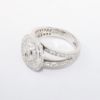 Picture of 18k White Gold & Diamond Oval Cluster Ring by Oliva 