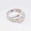 Picture of 18k White Gold & Diamond Oval Cluster Ring by Oliva 