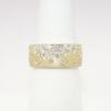 Picture of Confetti Collection Brushed 14k Yellow Gold & Diamond Ring