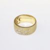 Picture of Confetti Collection Brushed 14k Yellow Gold & Diamond Ring