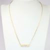 Picture of Confetti Collection 14k Yellow Gold & Diamond Bar Pendant Necklace