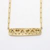 Picture of Confetti Collection 14k Yellow Gold & Diamond Bar Pendant Necklace