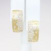 Picture of Confetti Collection 14k Yellow Gold & Diamond Hoop Earrings