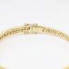 Picture of Confetti Collection 14k Yellow Gold & Diamond Hinged Bangle Bracelet