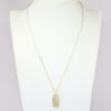 Picture of Confetti Collection 14k Yellow Gold & Diamond Dog Tag Style Necklace