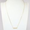 Picture of Confetti Collection 14k Yellow Gold & Diamond Bar Pendant Necklace