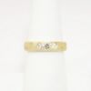 Picture of Confetti Collection Brushed 14k Yellow Gold & Diamond Ring