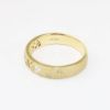 Picture of Confetti Collection Brushed 14k Yellow Gold & Diamond Ring