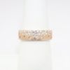 Picture of Confetti Collection Brushed 14k Rose Gold & Diamond Ring