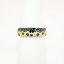Picture of Confetti Collection Brushed 14k Yellow Gold & Black Diamond Ring