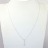 Picture of 18k White Gold & Floating Diamond Pendant Necklace 