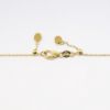 Picture of 18k Yellow Gold & Floating Diamond Lariat Necklace