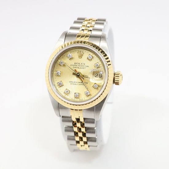 Picture of Ladies Rolex 18k Yellow Gold & Stainless Steel Datejust Oyster Watch