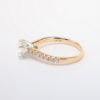 Picture of 14k Rose Gold & Round Brilliant Cut Diamond Engagement Ring