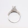 Picture of 14k White Gold & GIA Certified Heart Cut Diamond Bridal Ring Set