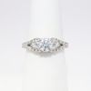 Picture of 14k White Gold & Round Brilliant Cut Diamond Engagement Ring