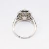 Picture of 14k White Gold & Round Brilliant Cut Diamond Halo Bridal Ring Set