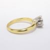 Picture of 18k Yellow Gold, Platinum & Round Brilliant Cut Diamond Solitaire Ring