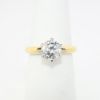 Picture of 18k Yellow Gold, Platinum & Round Brilliant Cut Diamond Solitaire Ring