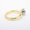 Picture of 18k Yellow Gold, Platinum & Round Brilliant Cut Diamond Solitaire Ring