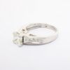 Picture of 14k White Gold & Square Modified Brilliant Cut Diamond Engagement Ring