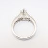 Picture of 14k White Gold & GIA Certified Pear Cut Diamond Bridal Set with Pavé Set Bands