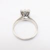 Picture of Platinum & Square Brilliant Cut Diamond Halo Engagement Ring