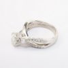 Picture of 18k White Gold & Marquise Cut Diamond Ring with Baguette & Round Cut Accents