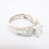 Picture of 14k White Gold & GIA Certified Square Cut Diamond Engagement Ring