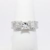 Picture of 14k White Gold & GIA Certified Square Cut Diamond Engagement Ring