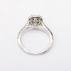 Picture of 14k White Gold & Round Brilliant Cut Diamond Halo Engagement Ring