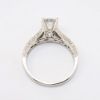 Picture of 14k White Gold & GIA Certified Round Brilliant Cut Diamond Bridal Ring Set