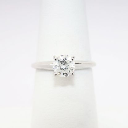 Picture of Platinum & Round Brilliant Cut Diamond Solitaire Engagement Ring